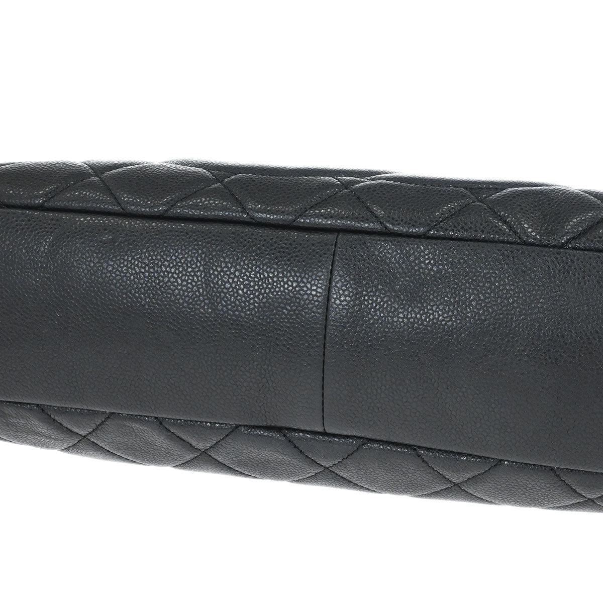 Chanel 2012 Black Caviar Timeless CC Chain Tote Bag