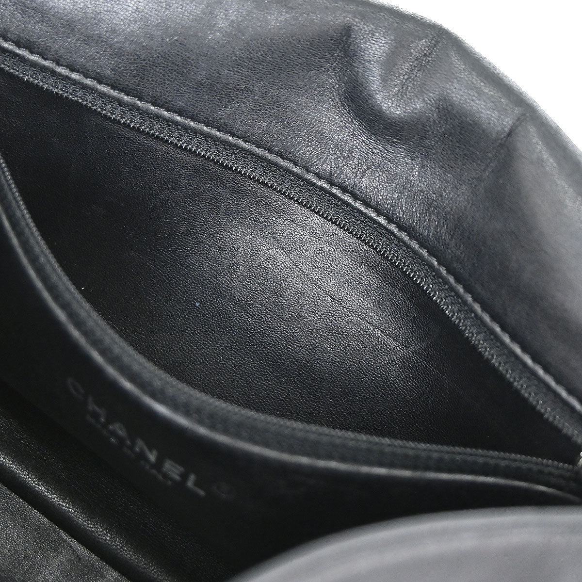 Chanel 2014-2015 Black Shearling Supermarket Comic Flap Bag