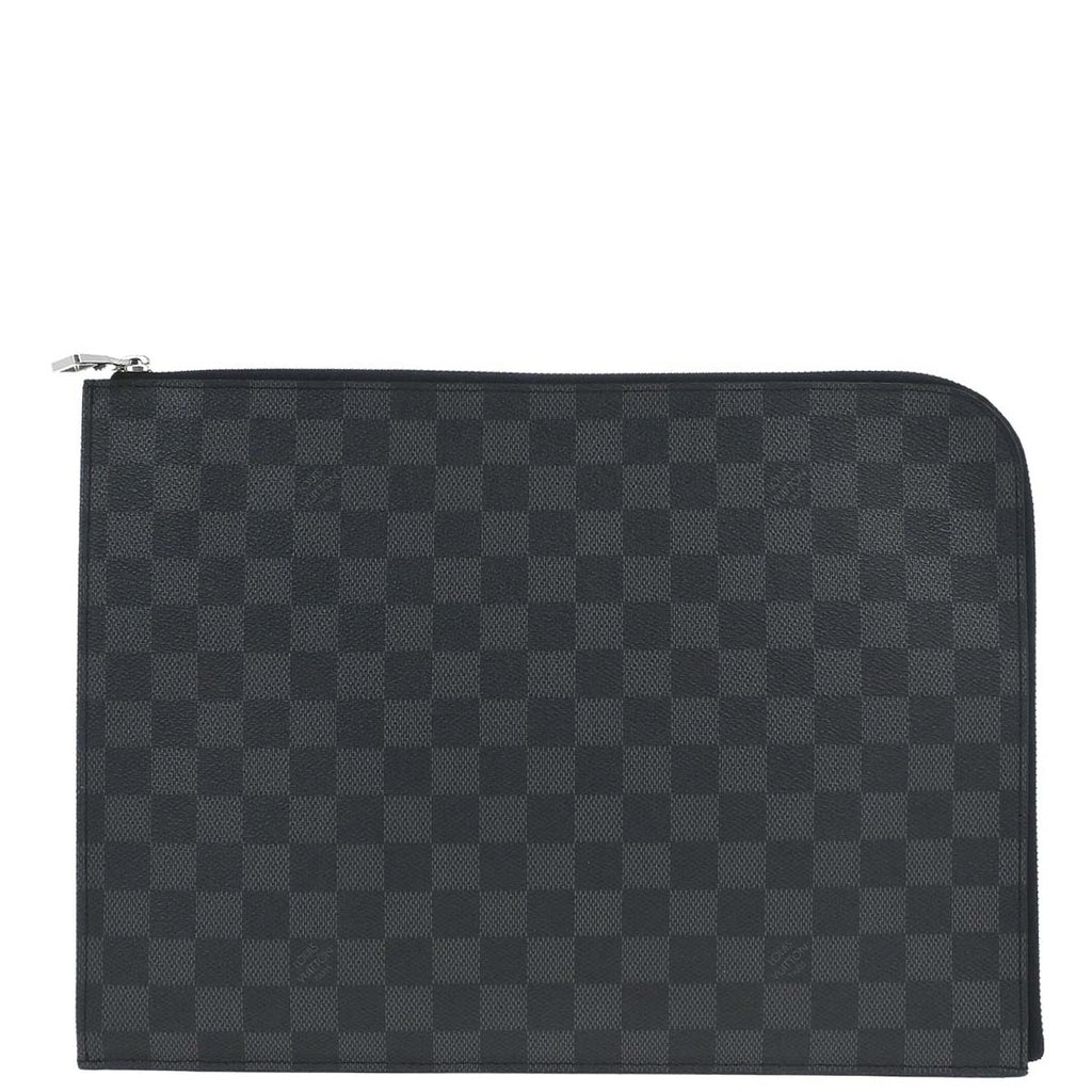 Louis Vuitton 2016 Damier Graphite Pochette Jour GM Clutch Bag N41501