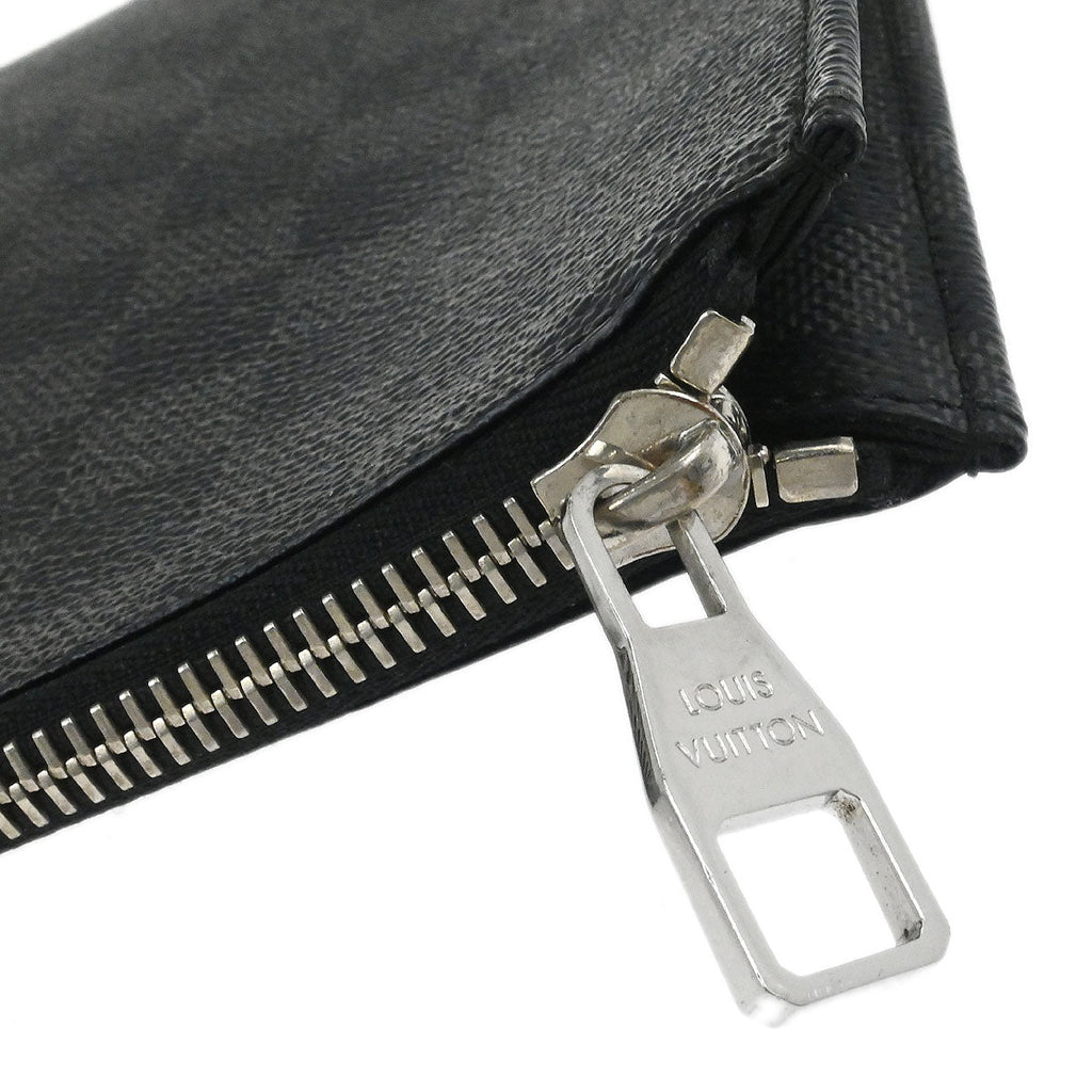 Louis Vuitton 2016 Damier Graphite Pochette Jour GM Clutch Bag N41501