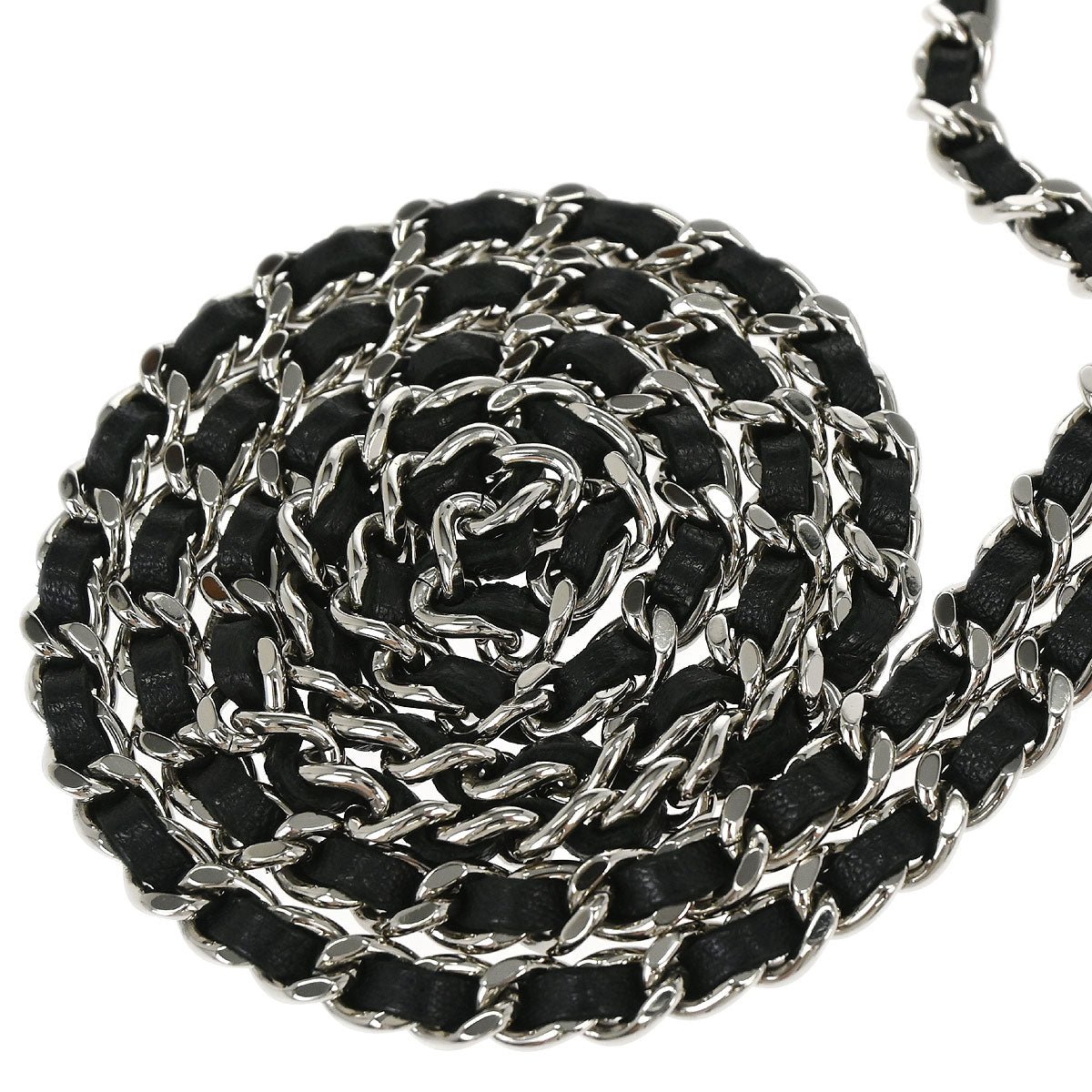 Chanel 2012 Black Lambskin Camellia WOC Wallet on Chain Bag