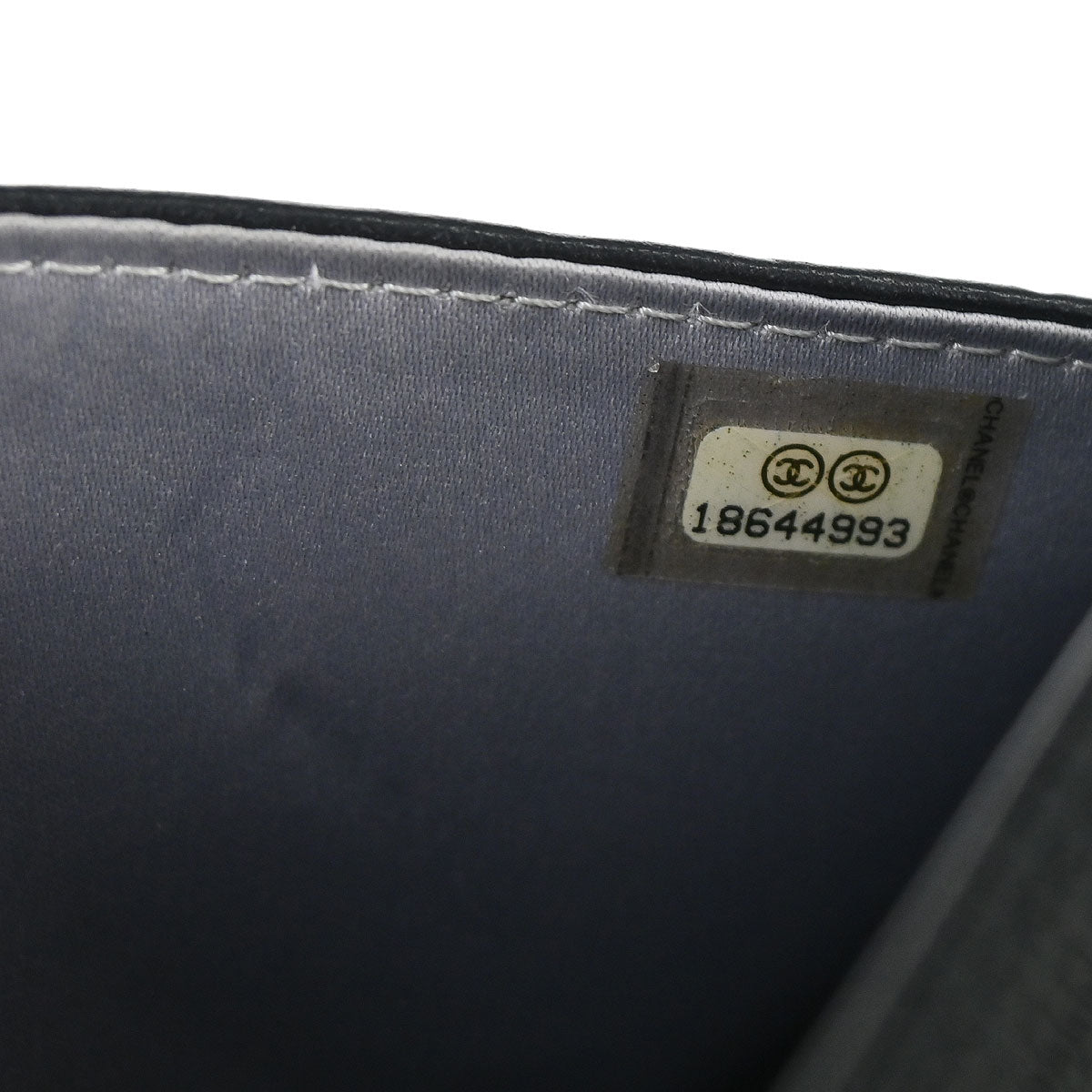 Chanel 2012 Black Lambskin Camellia WOC Wallet on Chain Bag