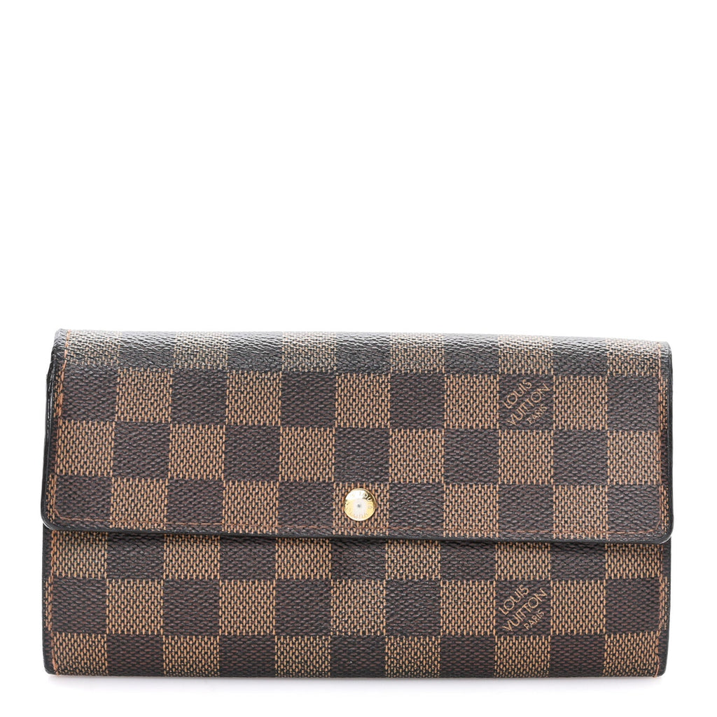 Louis Vuitton Damier Ebene Sarah Wallet
