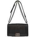 Boy Chanel 2018-2019 Black Lambskin Medium Shoulder Bag