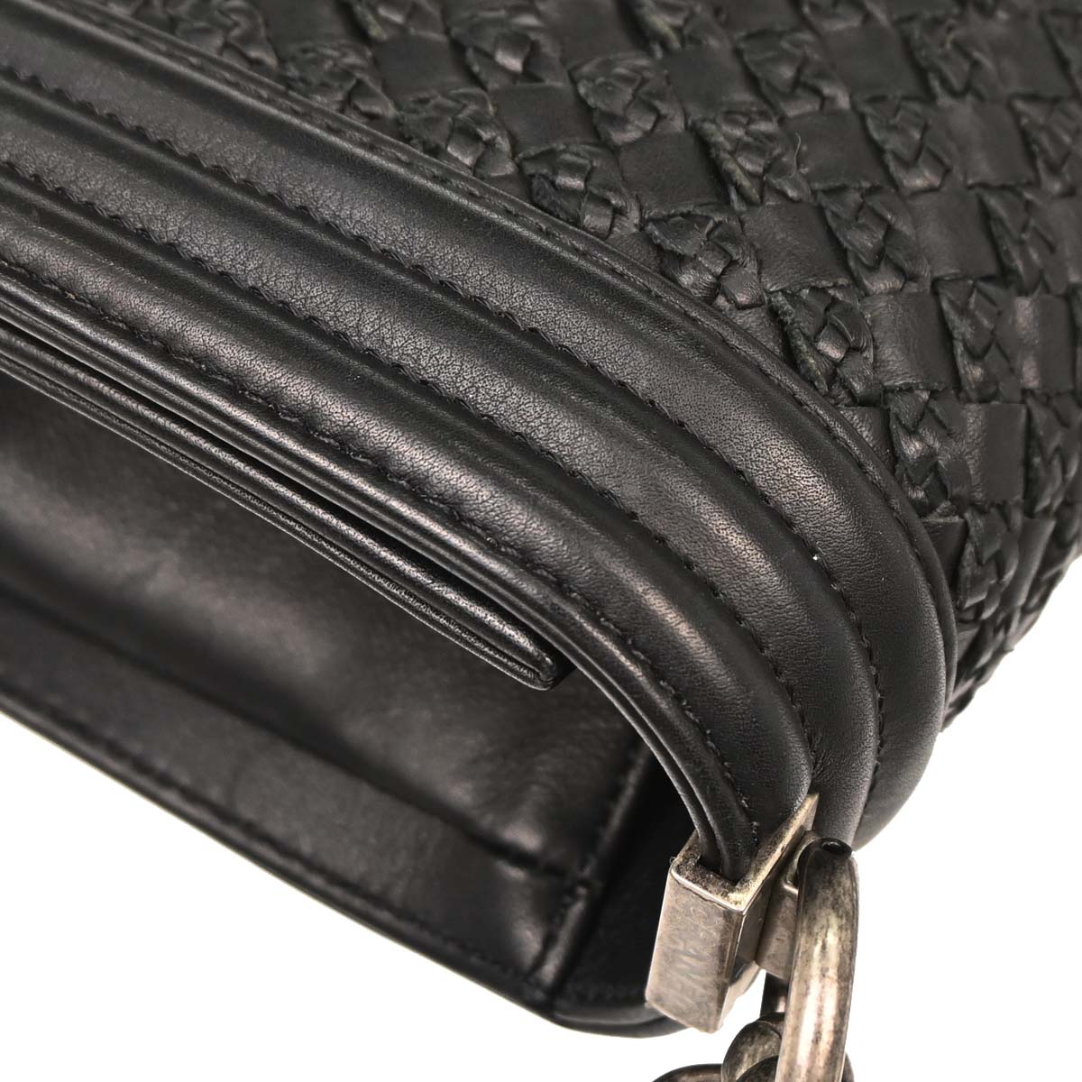 Boy Chanel 2018-2019 Black Lambskin Medium Shoulder Bag