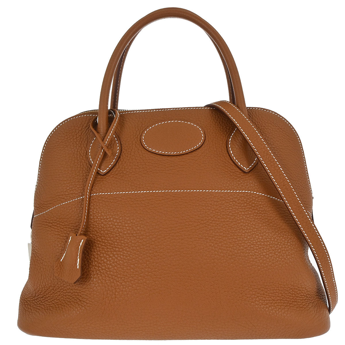 Hermes Gold Taurillon Clemence Bolide 31 2way Shoulder Handbag