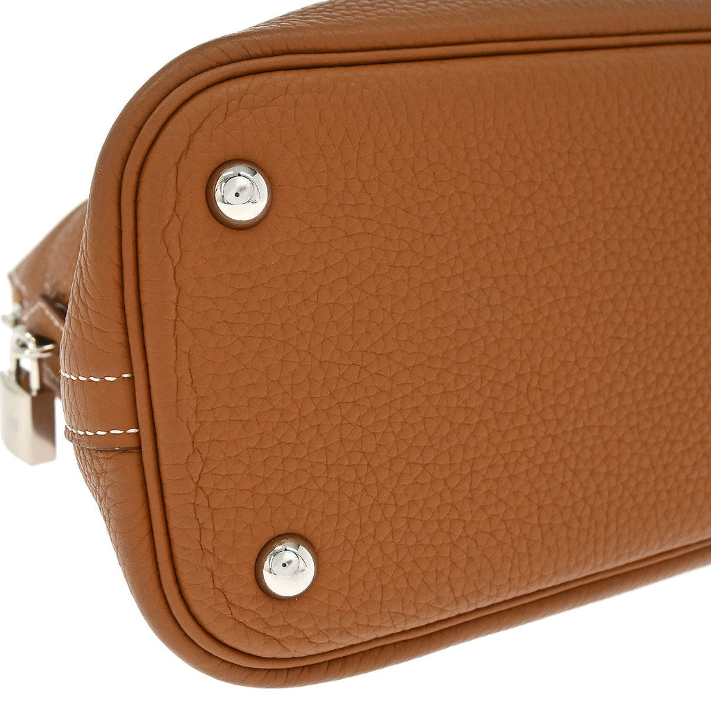 Hermes Gold Taurillon Clemence Bolide 31 2way Shoulder Handbag
