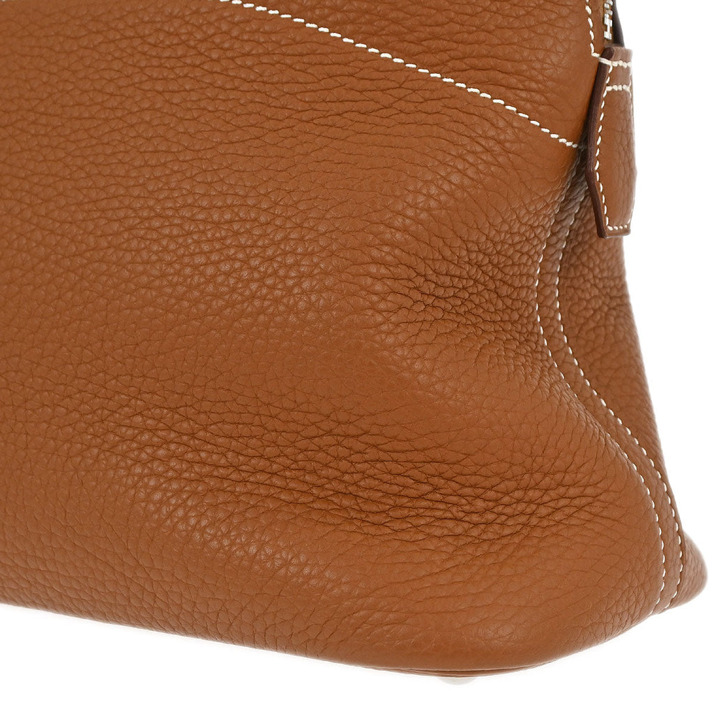 Hermes Gold Taurillon Clemence Bolide 31 2way Shoulder Handbag