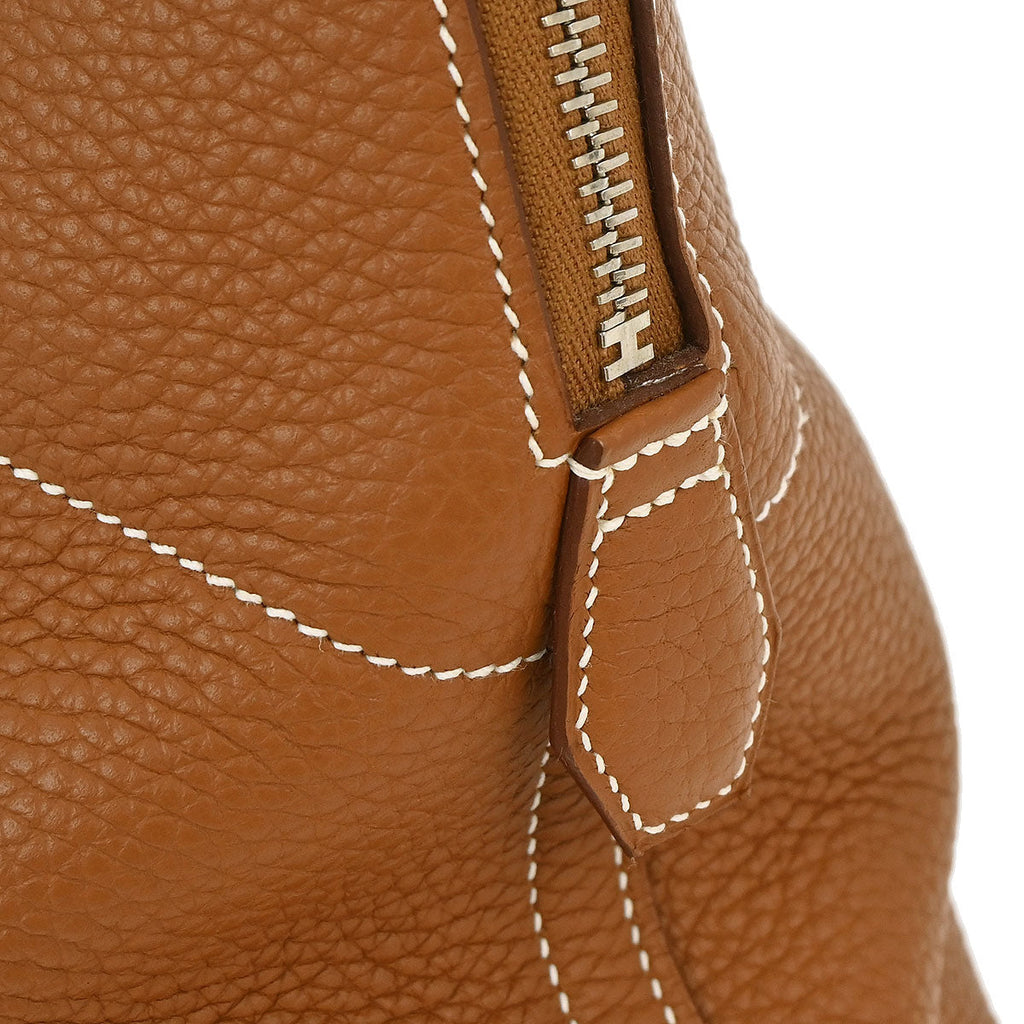 Hermes Gold Taurillon Clemence Bolide 31 2way Shoulder Handbag