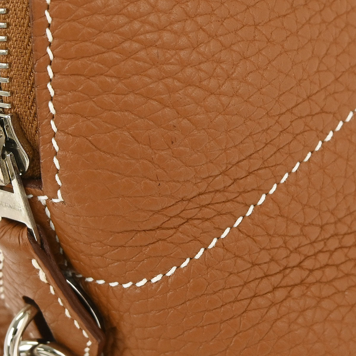 Hermes Gold Taurillon Clemence Bolide 31 2way Shoulder Handbag