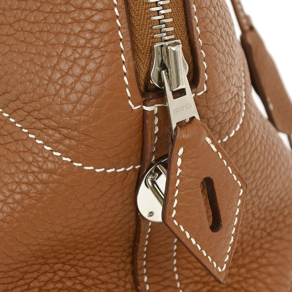 Hermes Gold Taurillon Clemence Bolide 31 2way Shoulder Handbag