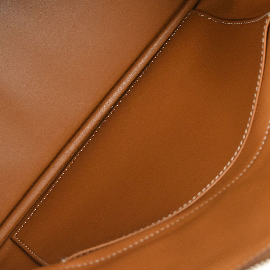 Hermes Gold Taurillon Clemence Bolide 31 2way Shoulder Handbag