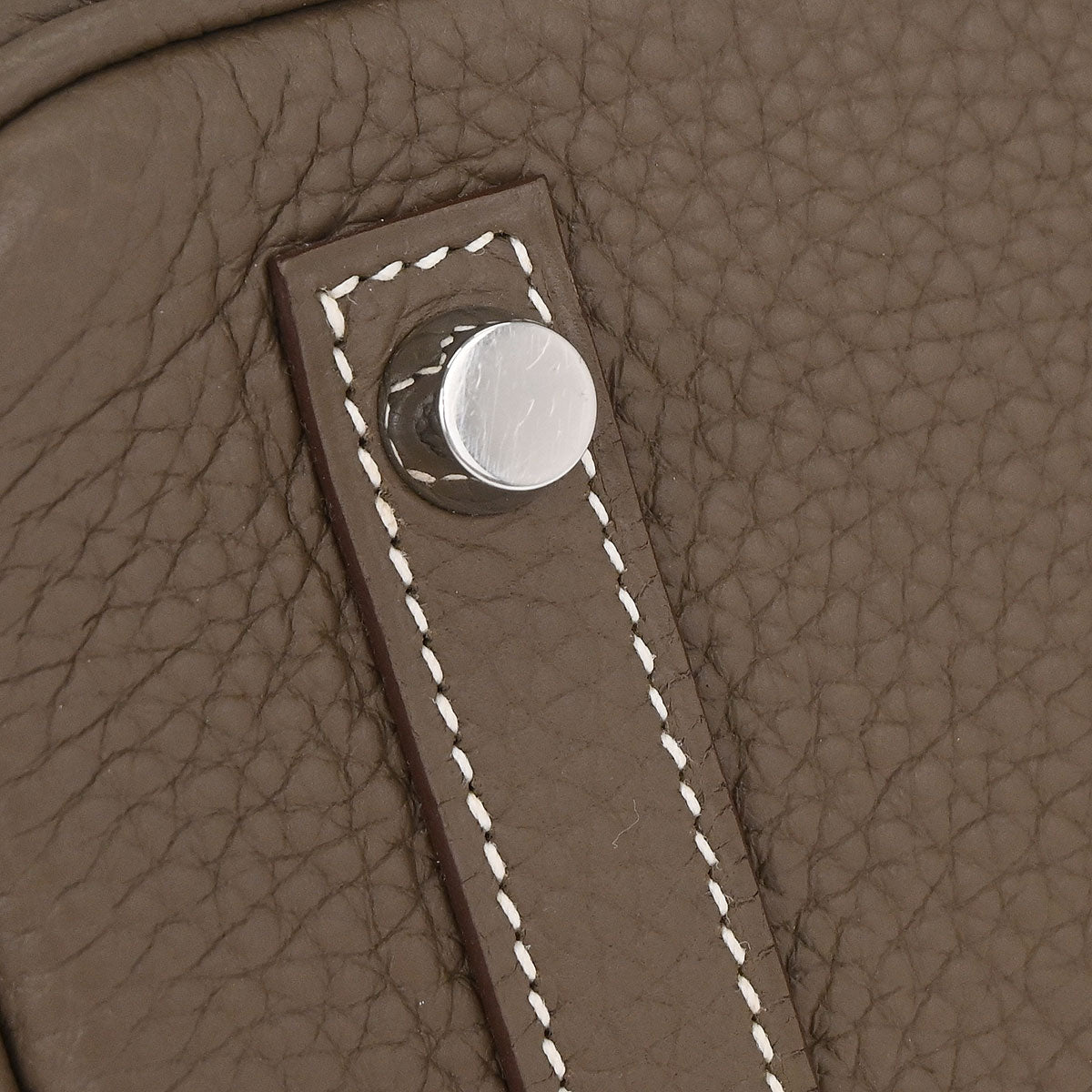 Hermes Etoupe Gray Togo Birkin 30 Handbag