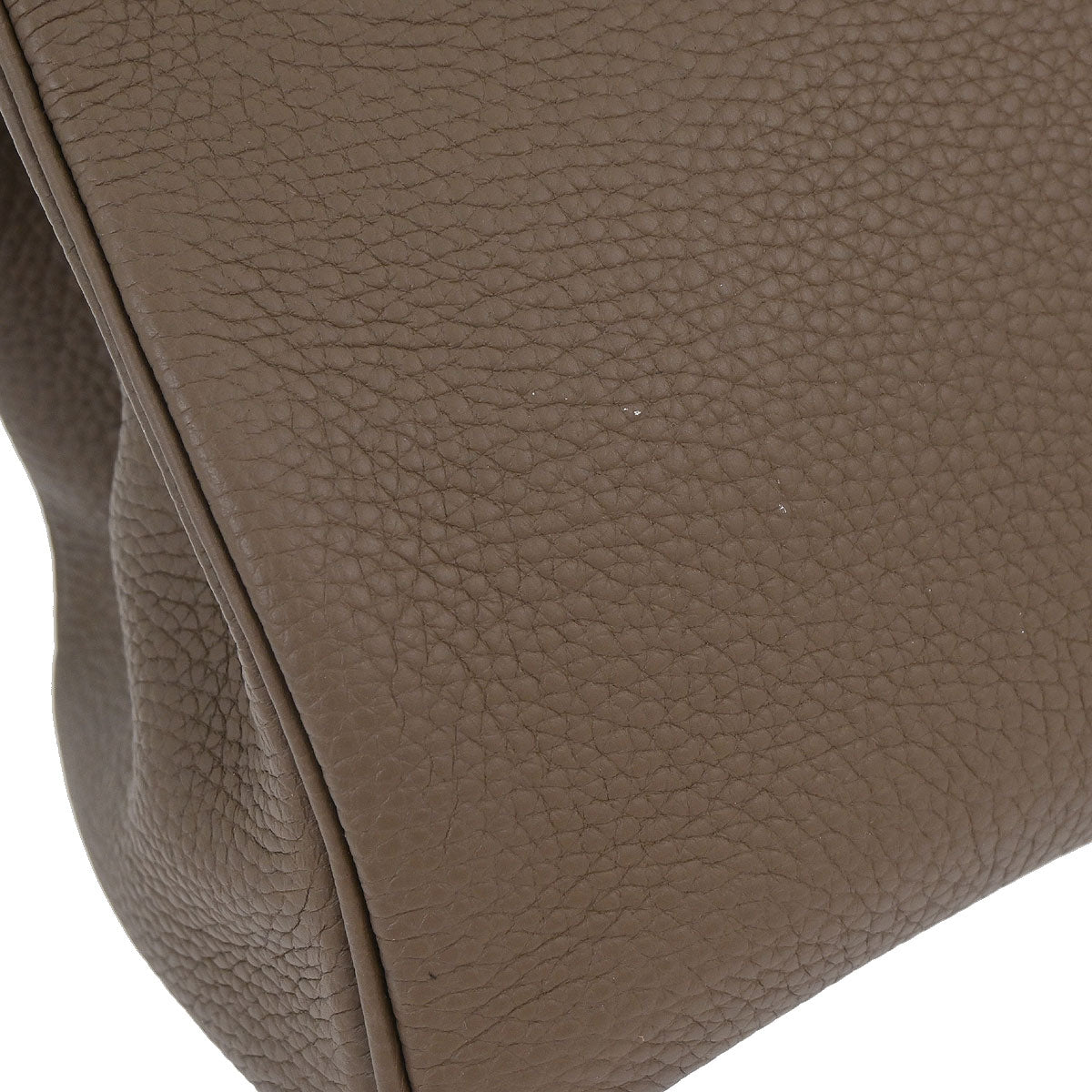 Hermes Etoupe Gray Togo Birkin 30 Handbag