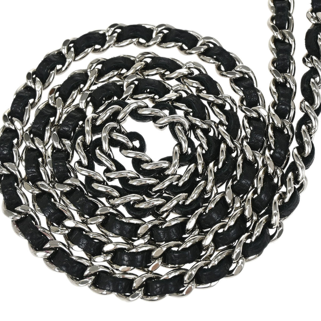 Chanel 2013-2014 Black Caviar WOC Wallet on Chain Bag