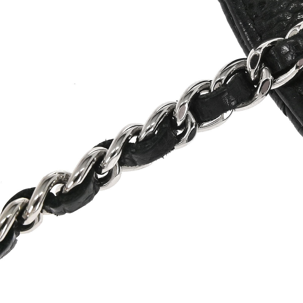 Chanel 2013-2014 Black Caviar WOC Wallet on Chain Bag