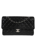 Chanel 2019 Black Caviar Medium Classic Double Flap Shoulder Bag