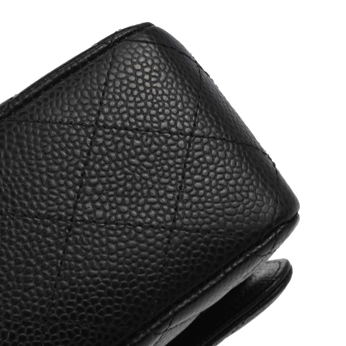 Chanel 2019 Black Caviar Medium Classic Double Flap Shoulder Bag
