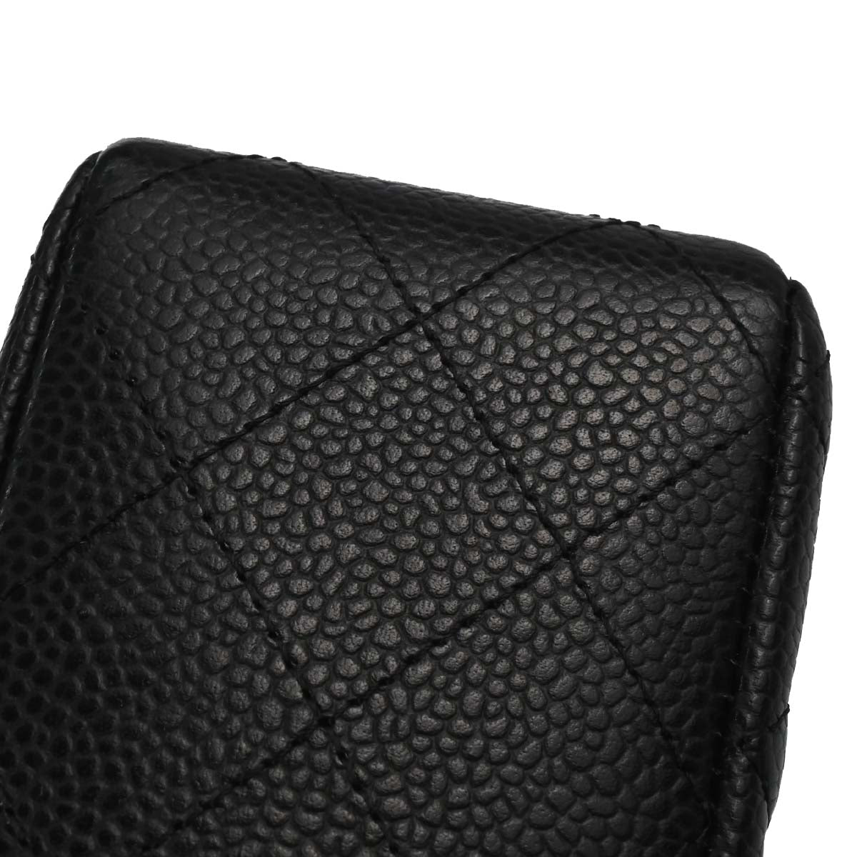 Chanel 2019 Black Caviar Medium Classic Double Flap Shoulder Bag