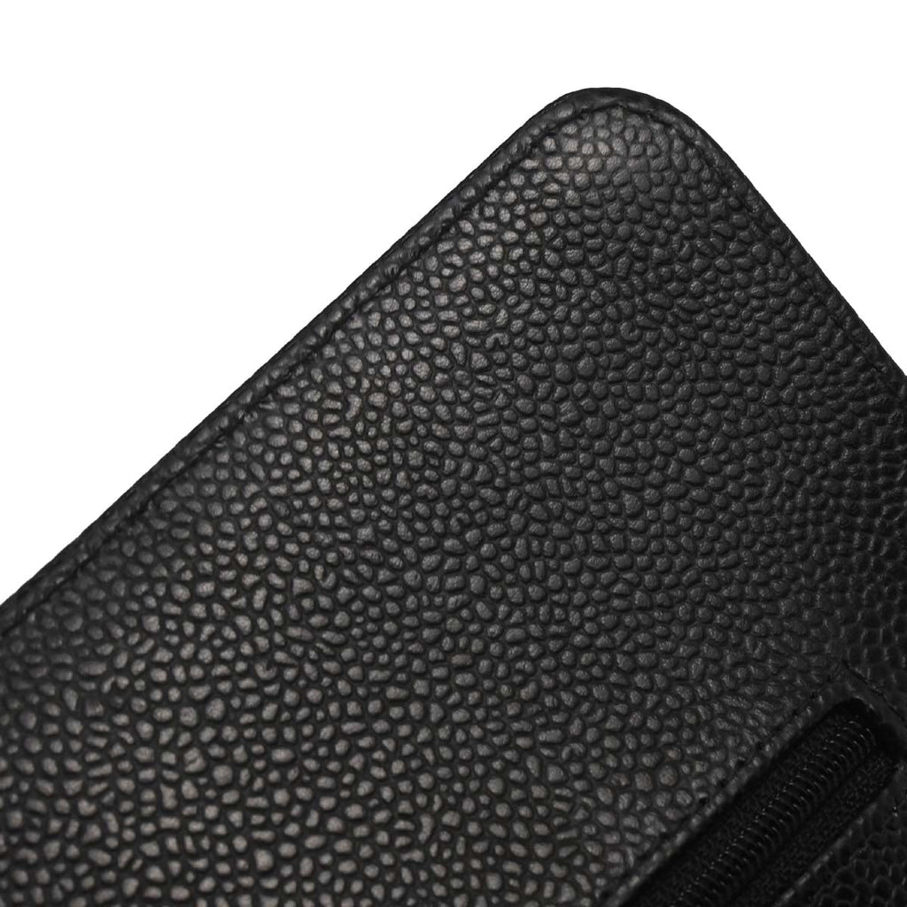 Chanel 2019 Black Caviar Medium Classic Double Flap Shoulder Bag