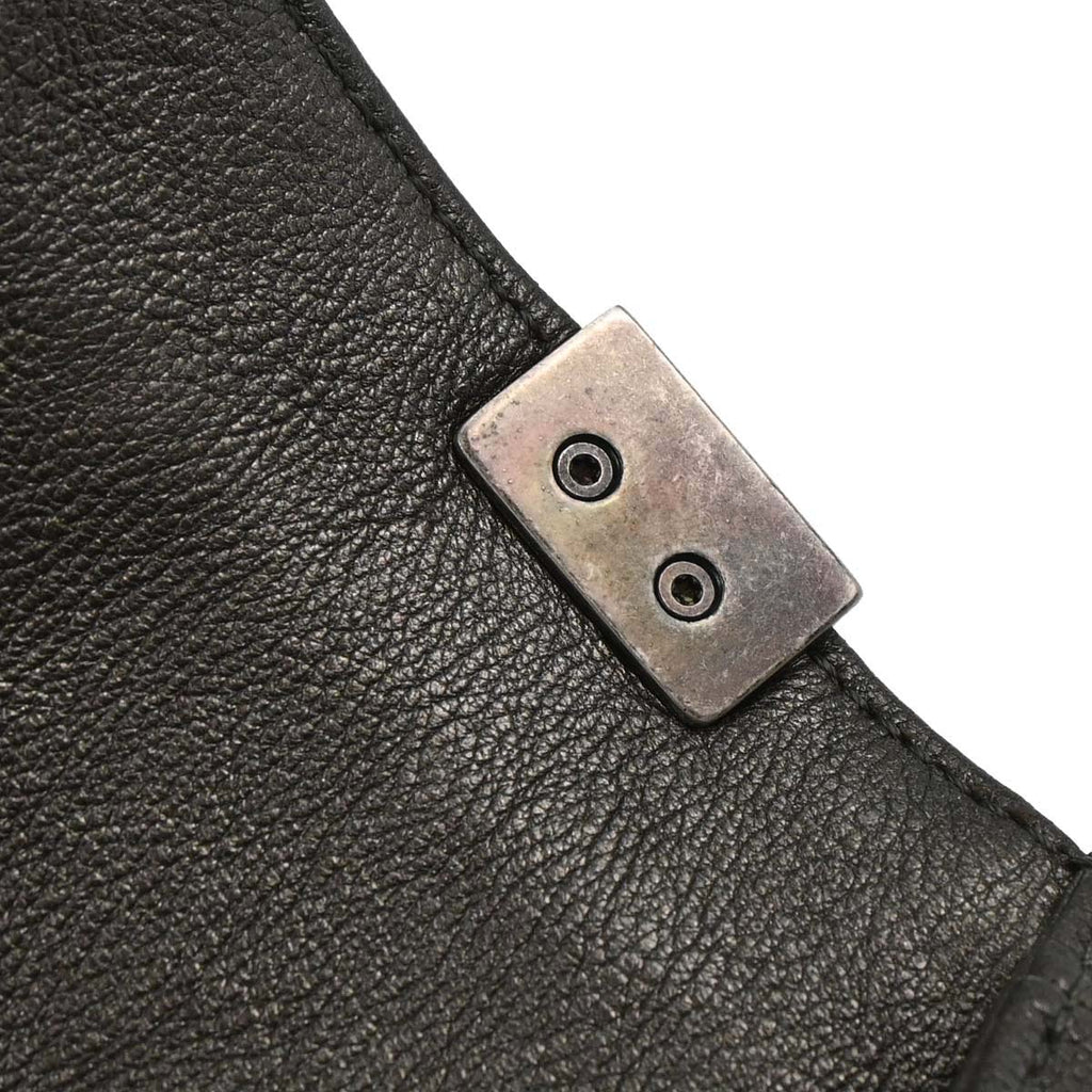 Boy Chanel 2013-2014 Gray Calfskin Small Chain Shoulder Bag
