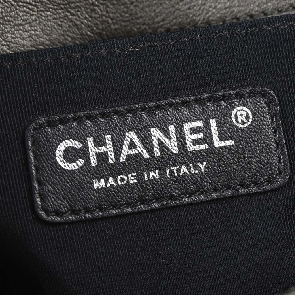 Boy Chanel 2013-2014 Gray Calfskin Small Chain Shoulder Bag