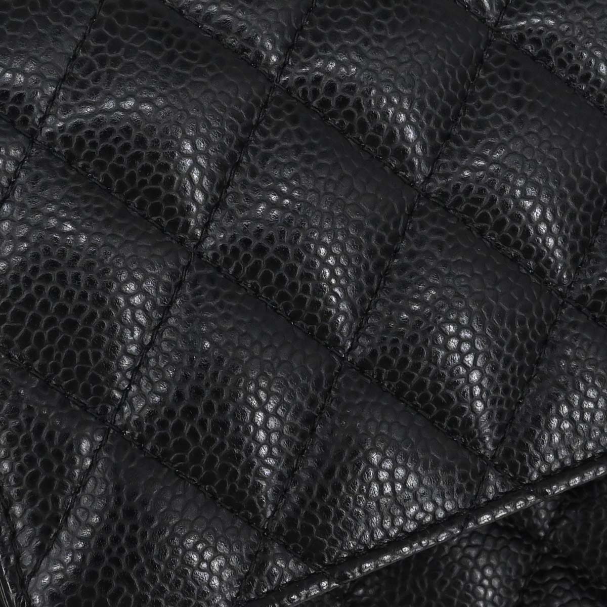 Chanel 2015-2016 Black Caviar Medium Classic Double Flap Shoulder Bag