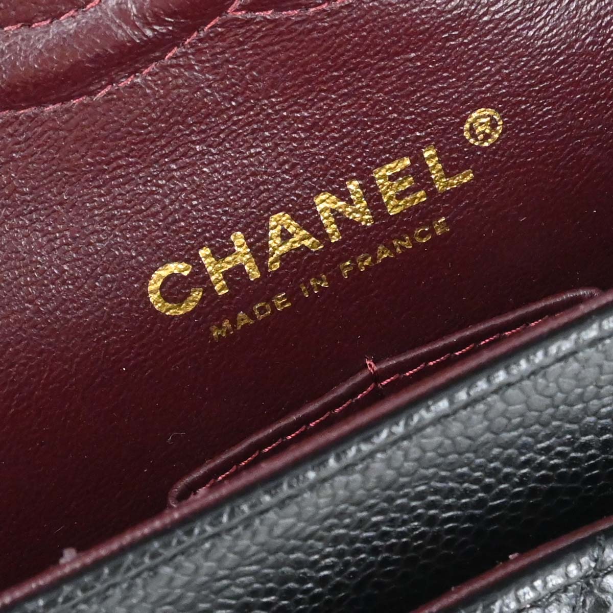 Chanel 2015-2016 Black Caviar Medium Classic Double Flap Shoulder Bag