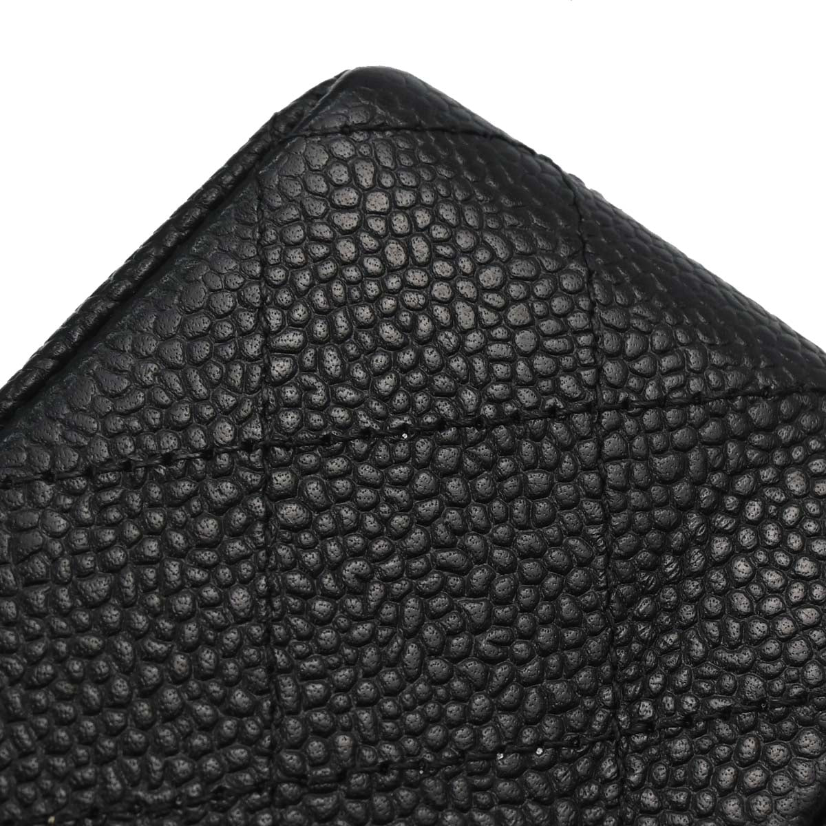 Chanel 2012-2013 Black Caviar Medium Classic Double Flap Shoulder Bag