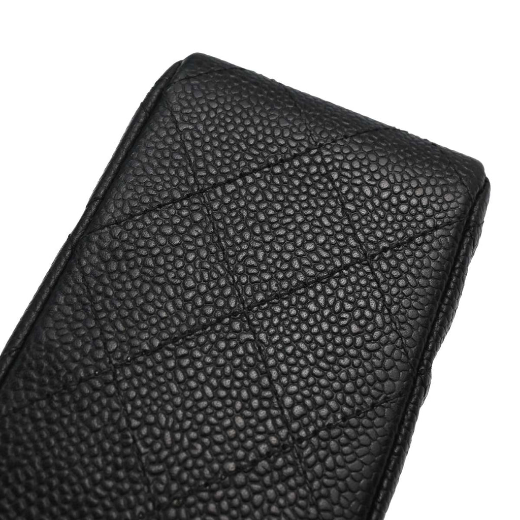 Chanel 2012-2013 Black Caviar Medium Classic Double Flap Shoulder Bag