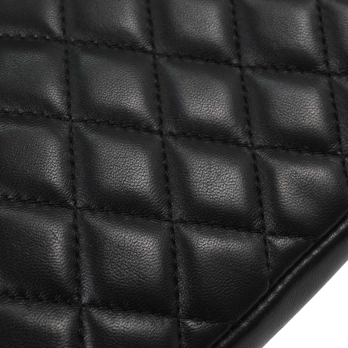 Chanel 2019 Black Lambskin Side Packs Shoulder Bag