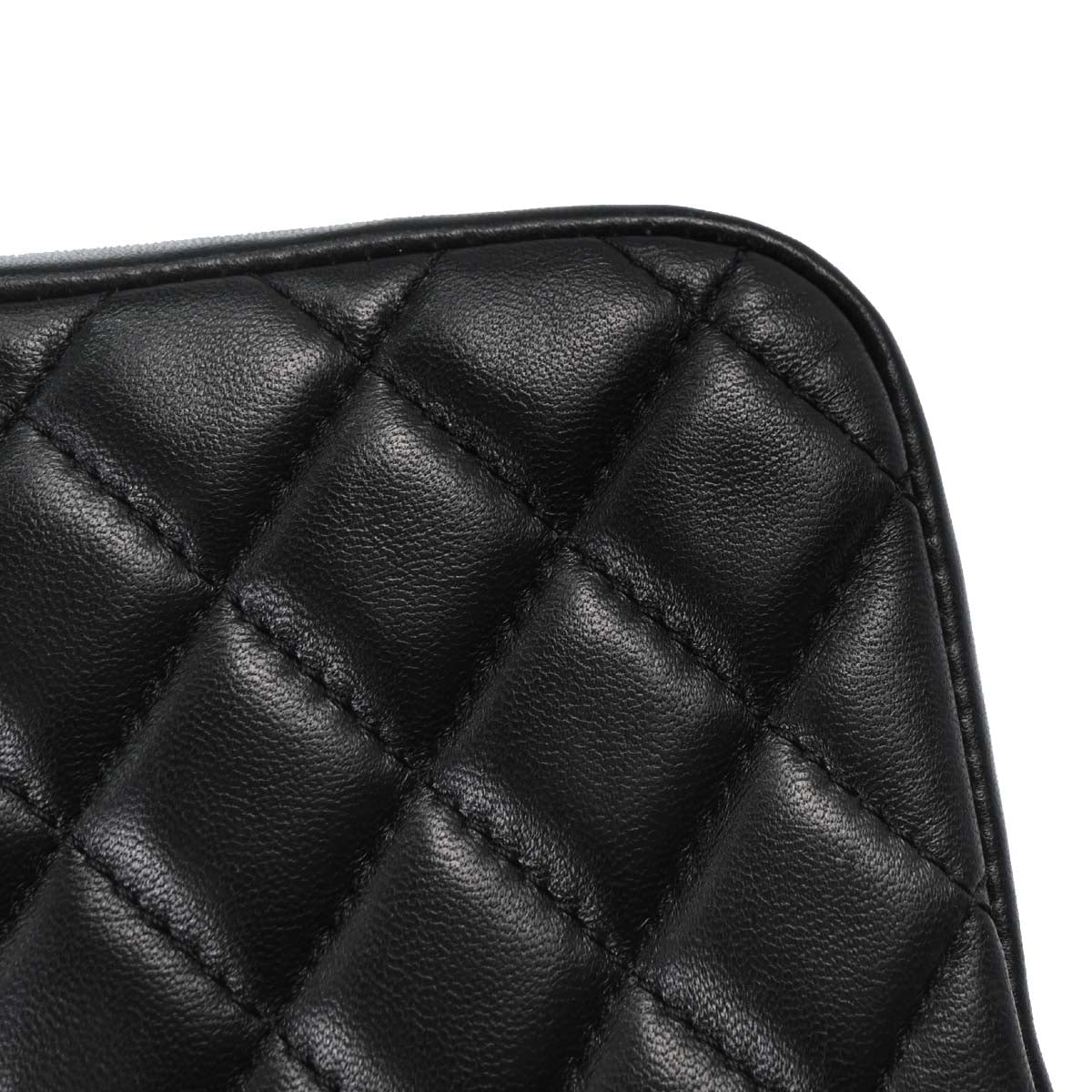 Chanel 2019 Black Lambskin Side Packs Shoulder Bag
