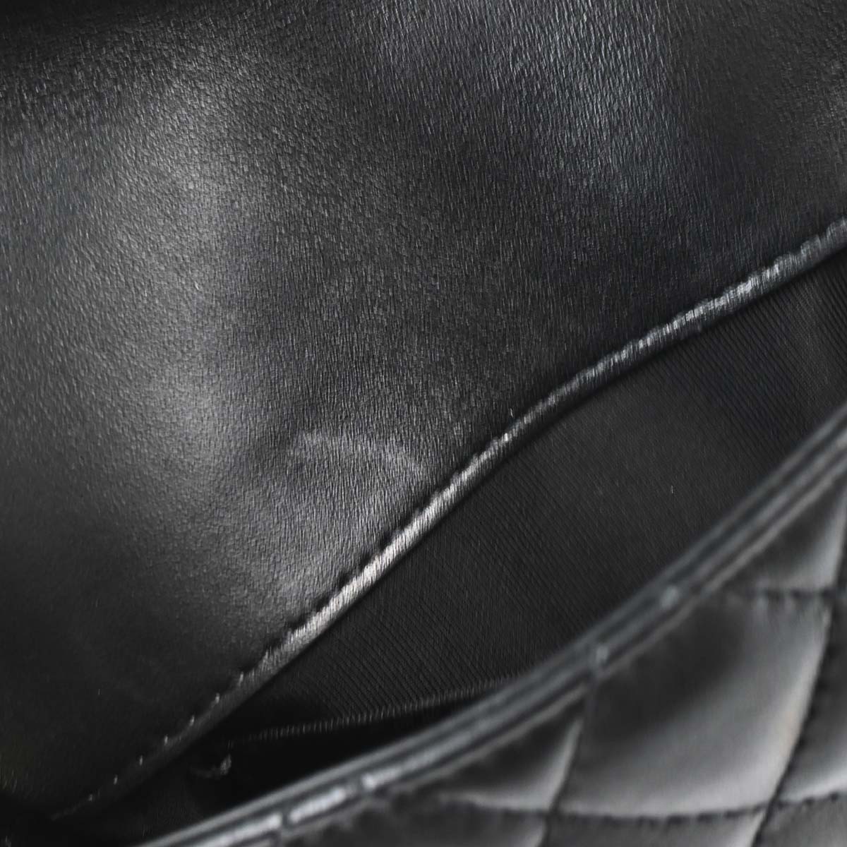 Chanel 2019 Black Lambskin Side Packs Shoulder Bag