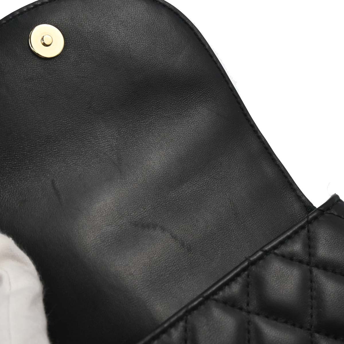 Chanel 2019 Black Lambskin Side Packs Shoulder Bag