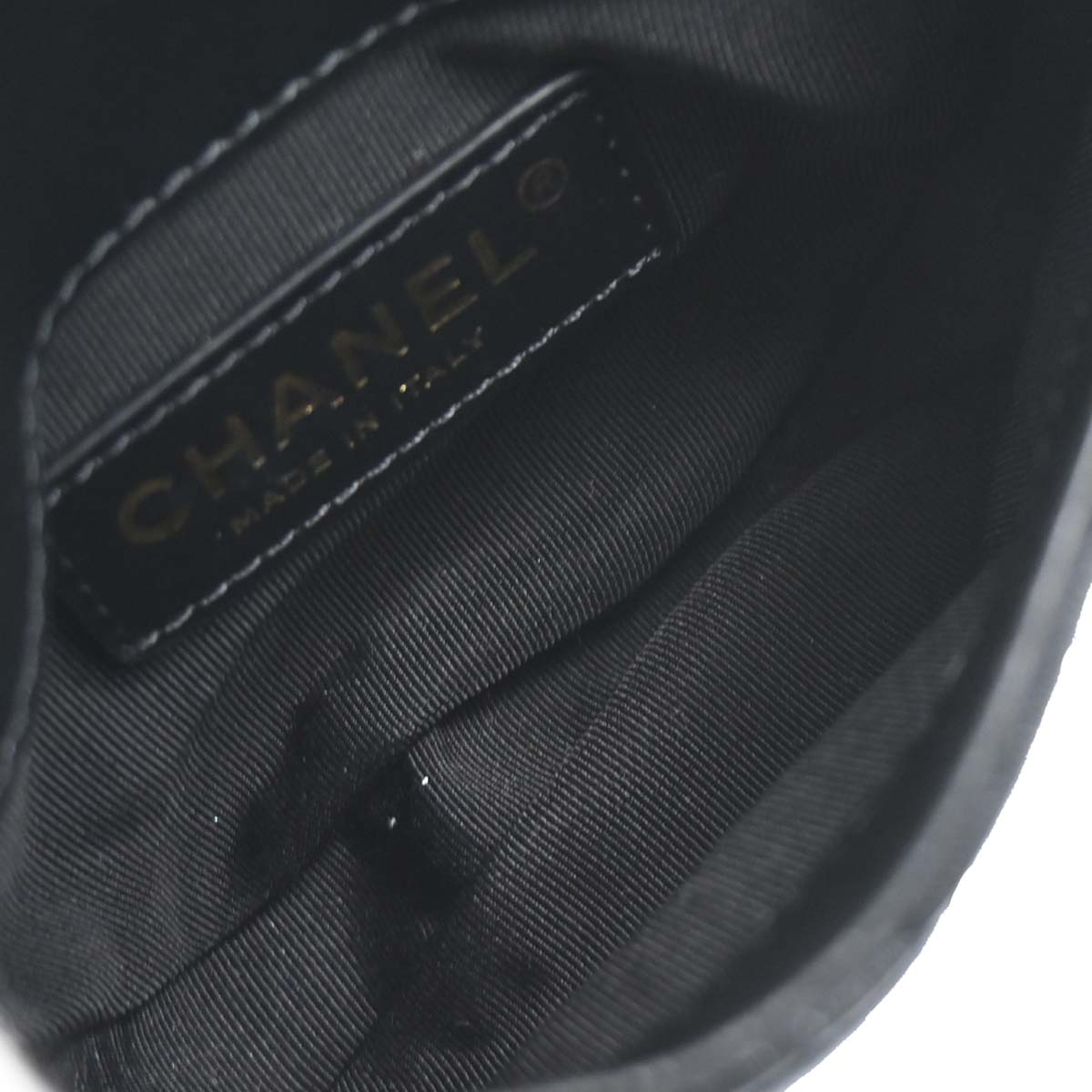 Chanel 2019 Black Lambskin Side Packs Shoulder Bag