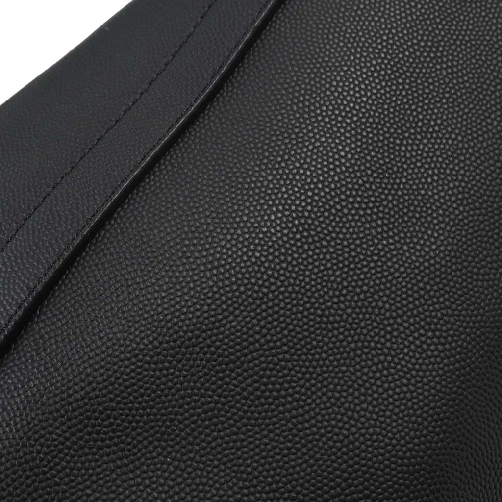 Chanel 2019 Black Caviar Coco Eyelets Large Shopping 2way Shoulder Tote Handbag