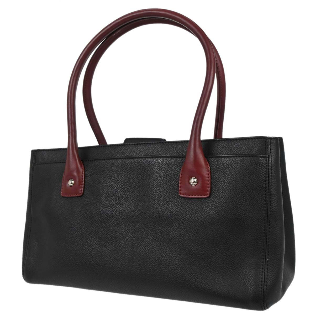 Chanel 2012-2013 Black Calfskin Bicolor Executive Cerf Tote Bag