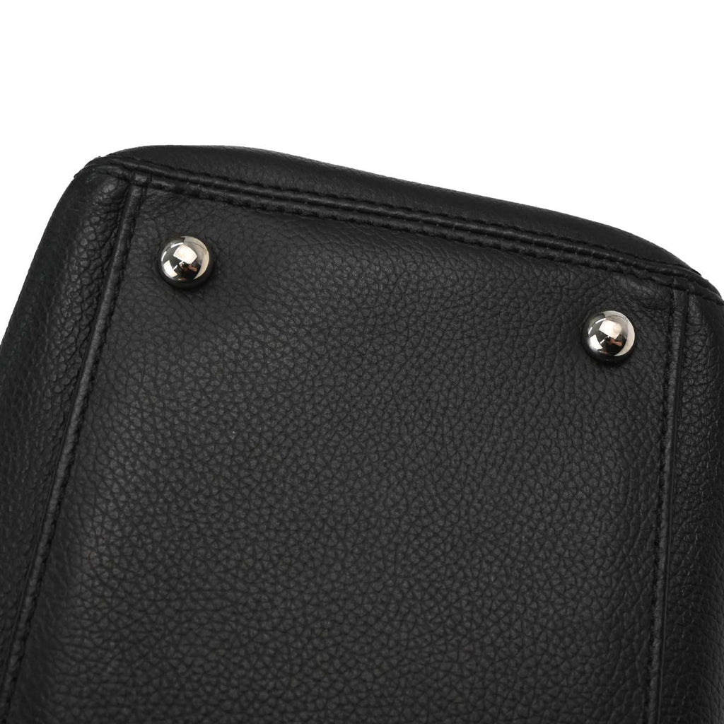 Chanel 2012-2013 Black Calfskin Bicolor Executive Cerf Tote Bag