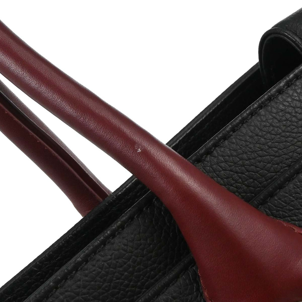 Chanel 2012-2013 Black Calfskin Bicolor Executive Cerf Tote Bag