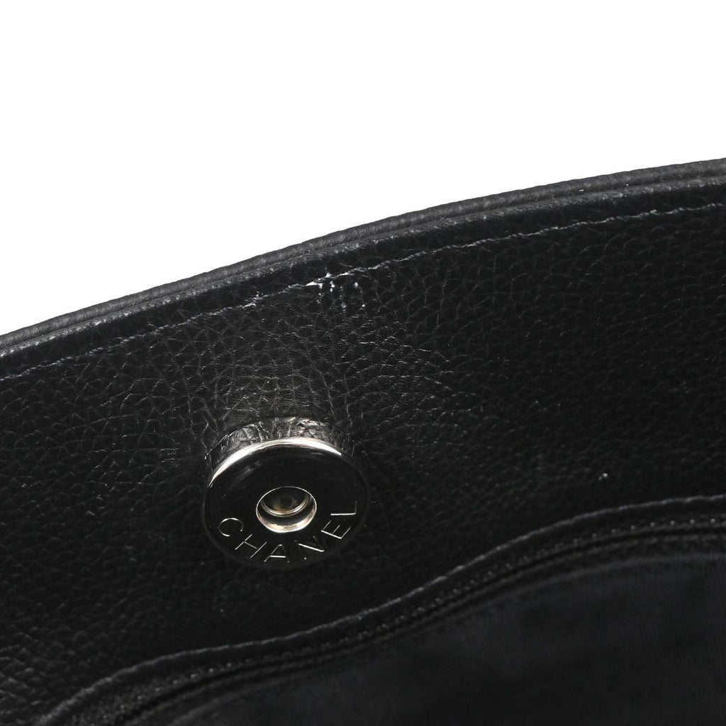 Chanel 2012-2013 Black Calfskin Bicolor Executive Cerf Tote Bag