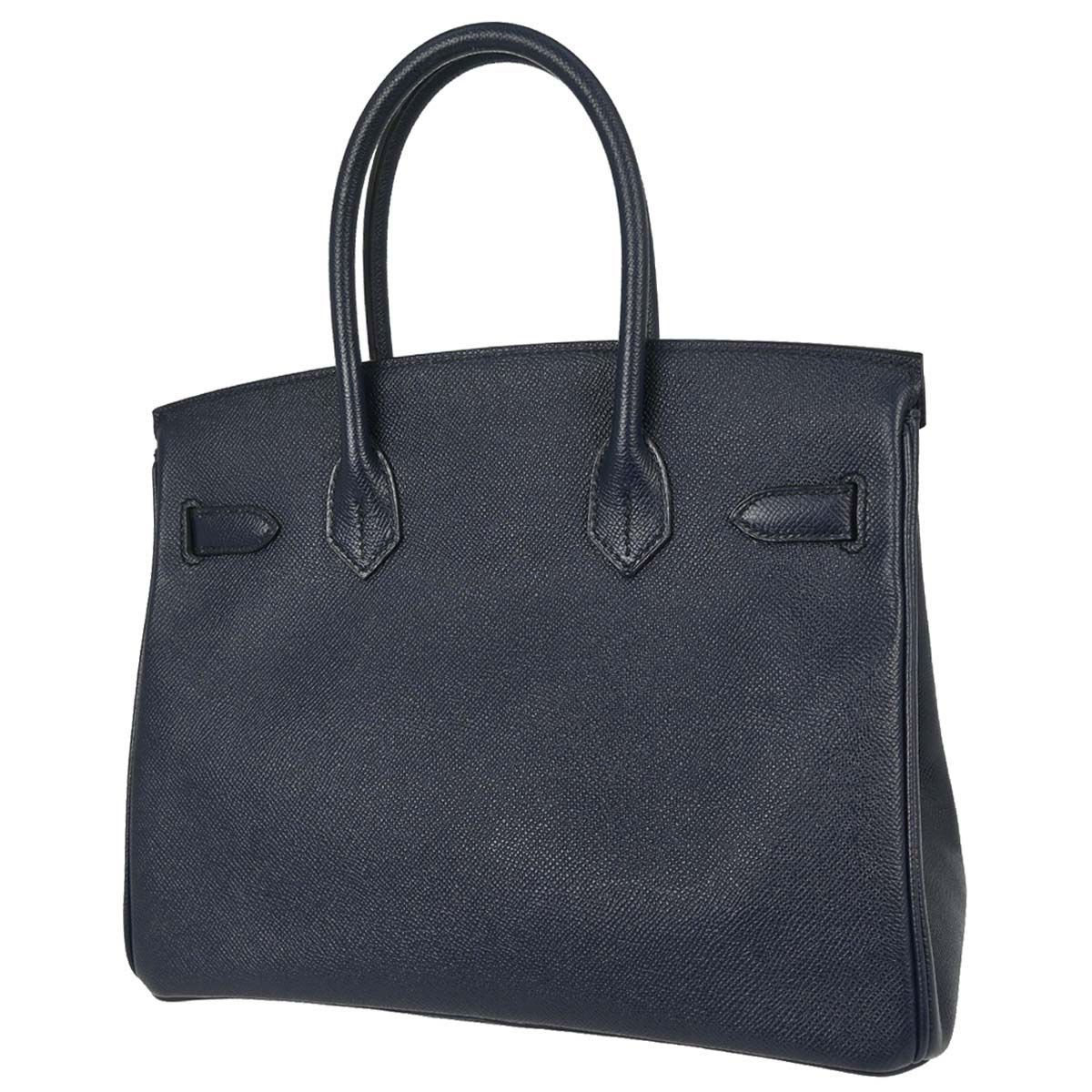 Hermes Blue Nuit Epsom Birkin 30 Handbag