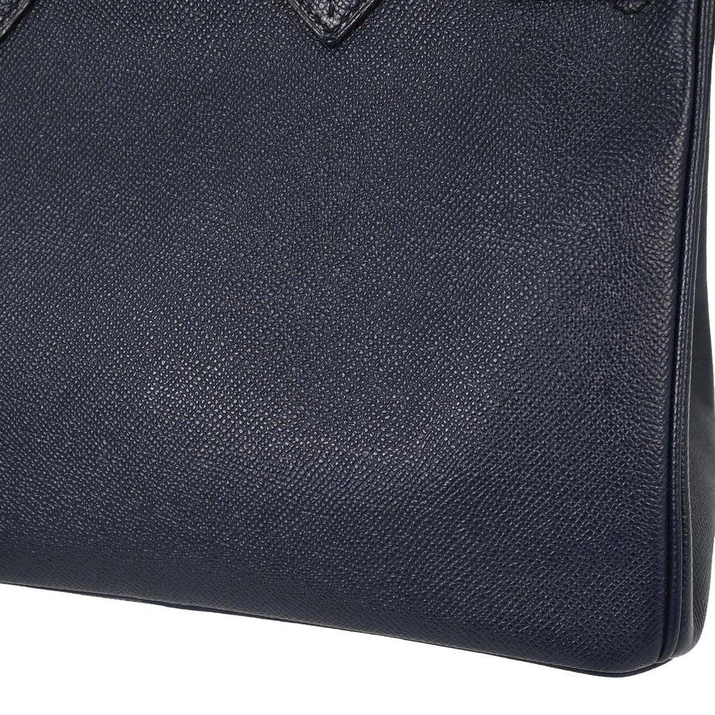 Hermes Blue Nuit Epsom Birkin 30 Handbag