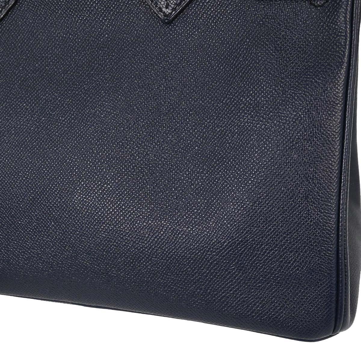 Hermes Blue Nuit Epsom Birkin 30 Handbag