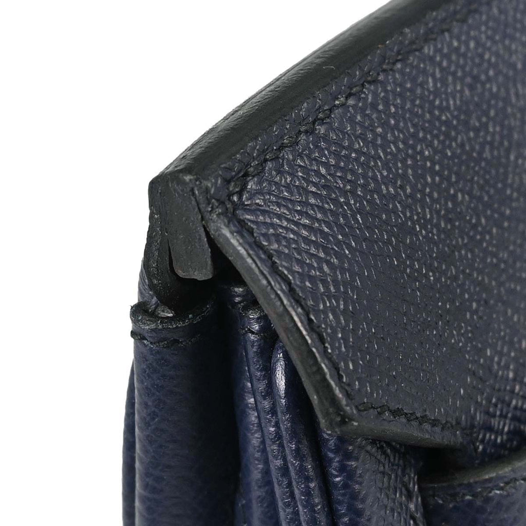 Hermes Blue Nuit Epsom Birkin 30 Handbag