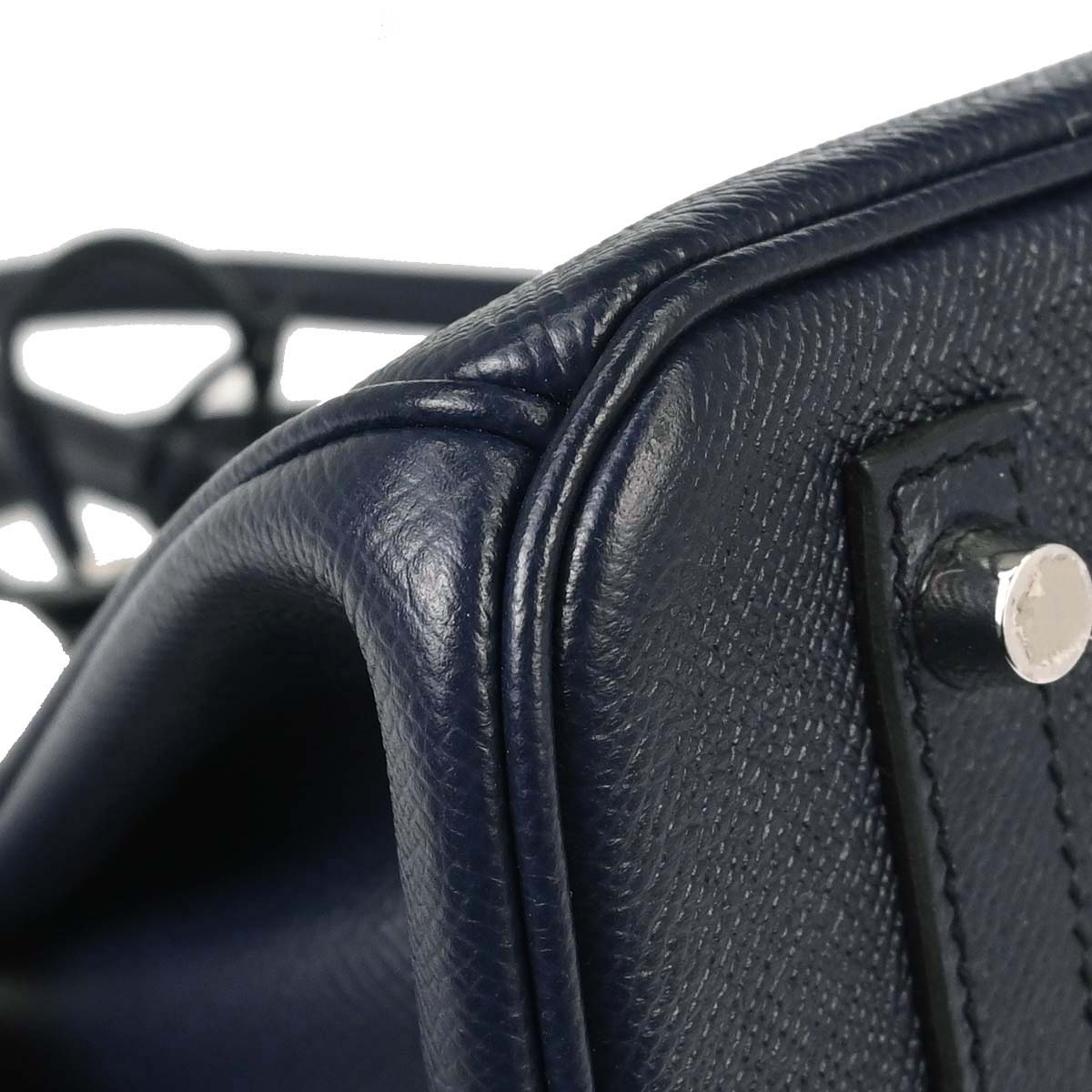Hermes Blue Nuit Epsom Birkin 30 Handbag