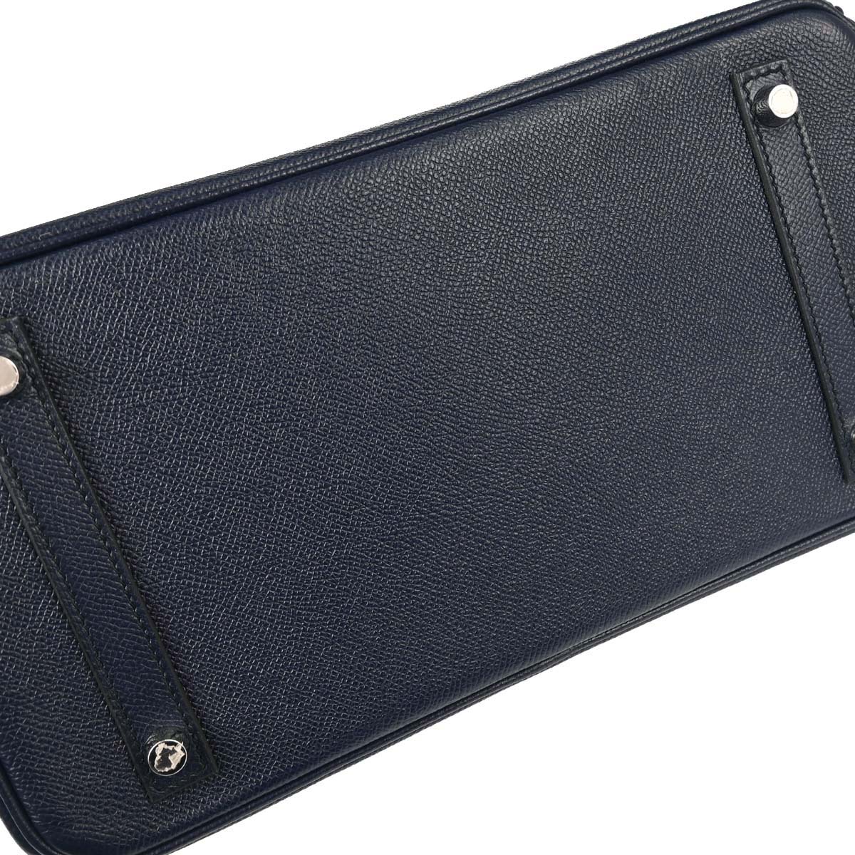Hermes Blue Nuit Epsom Birkin 30 Handbag