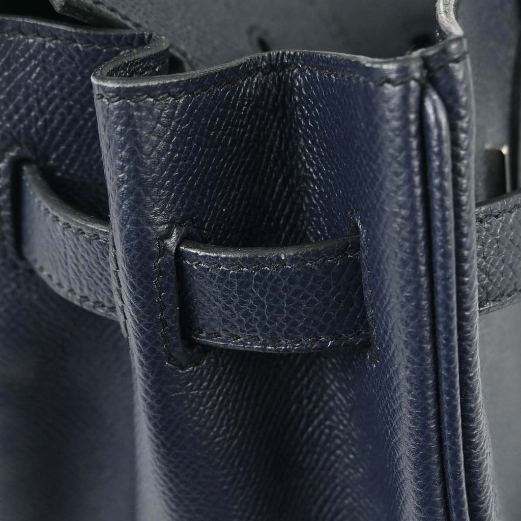 Hermes Blue Nuit Epsom Birkin 30 Handbag