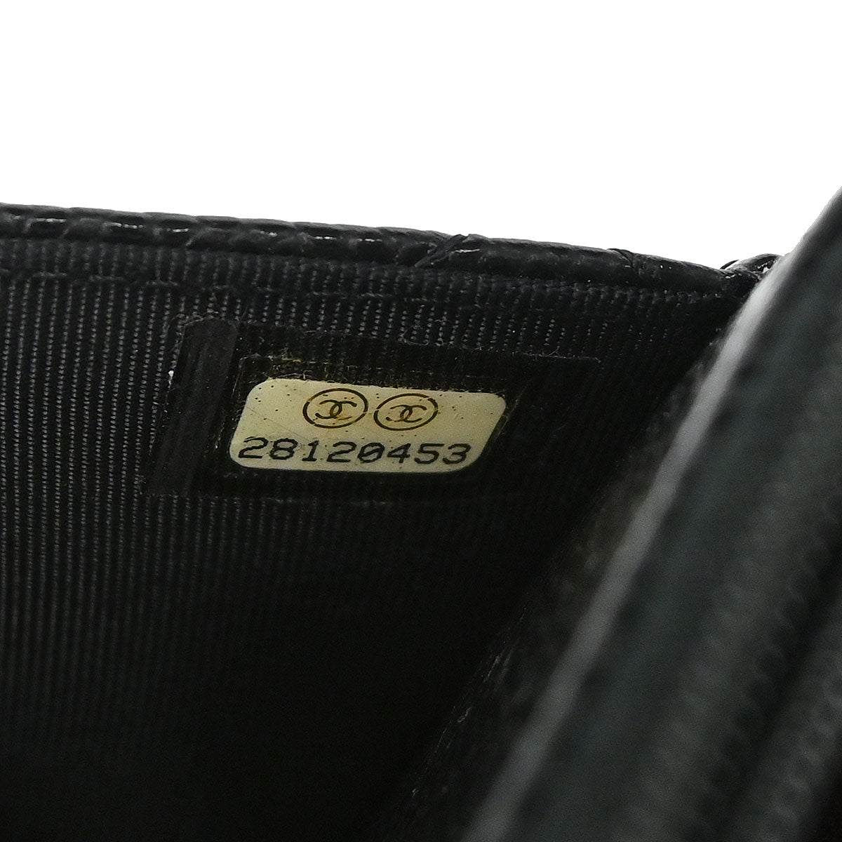 Chanel 2019 Black Caviar Skin Classic WOC Wallet on Chain Bag