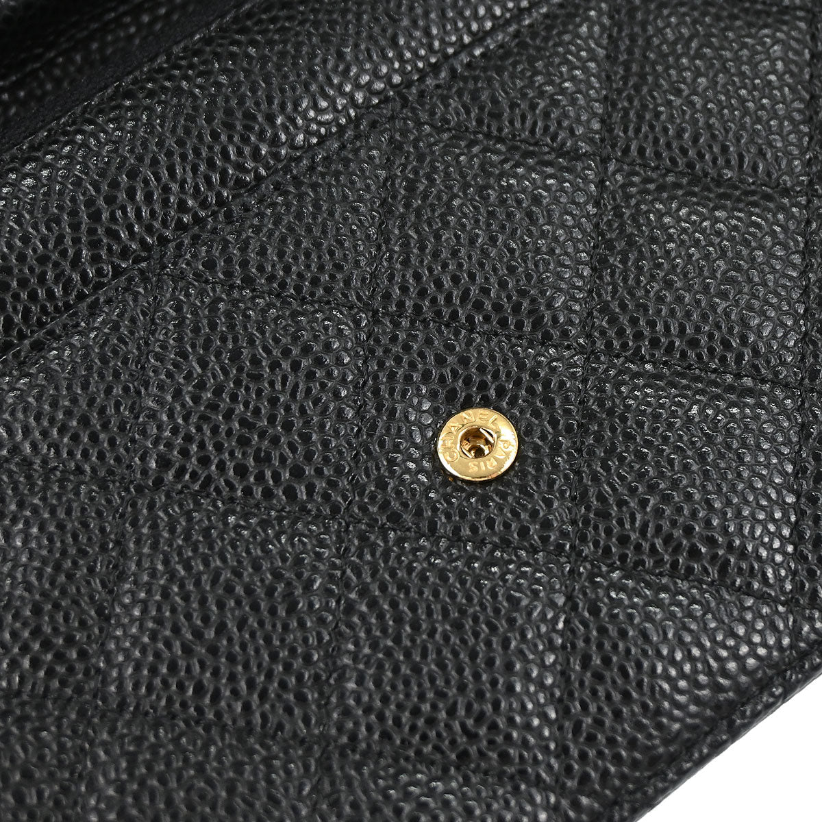 Chanel 2019 Black Caviar Skin Classic WOC Wallet on Chain Bag