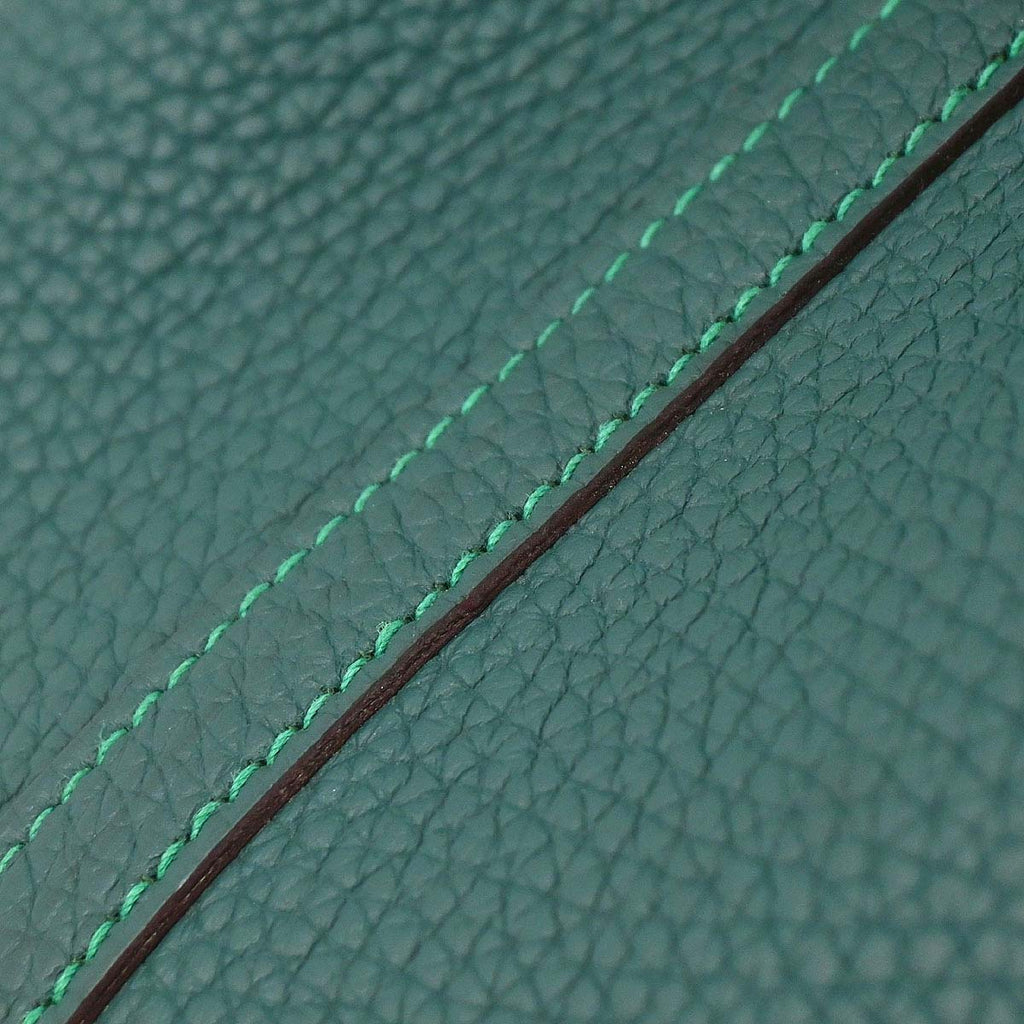 Hermes Malachite Taurillon Clemence Picotin Lock 18 PM Handbag